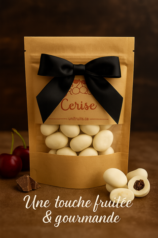 Cerises séchées enrobées de yogourt